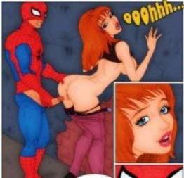 Homem aranha fodendo a mary jane