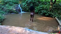 A negra novinha fazendo fotos e vídeos no riacho bruna black binho ted sandro lima fabio