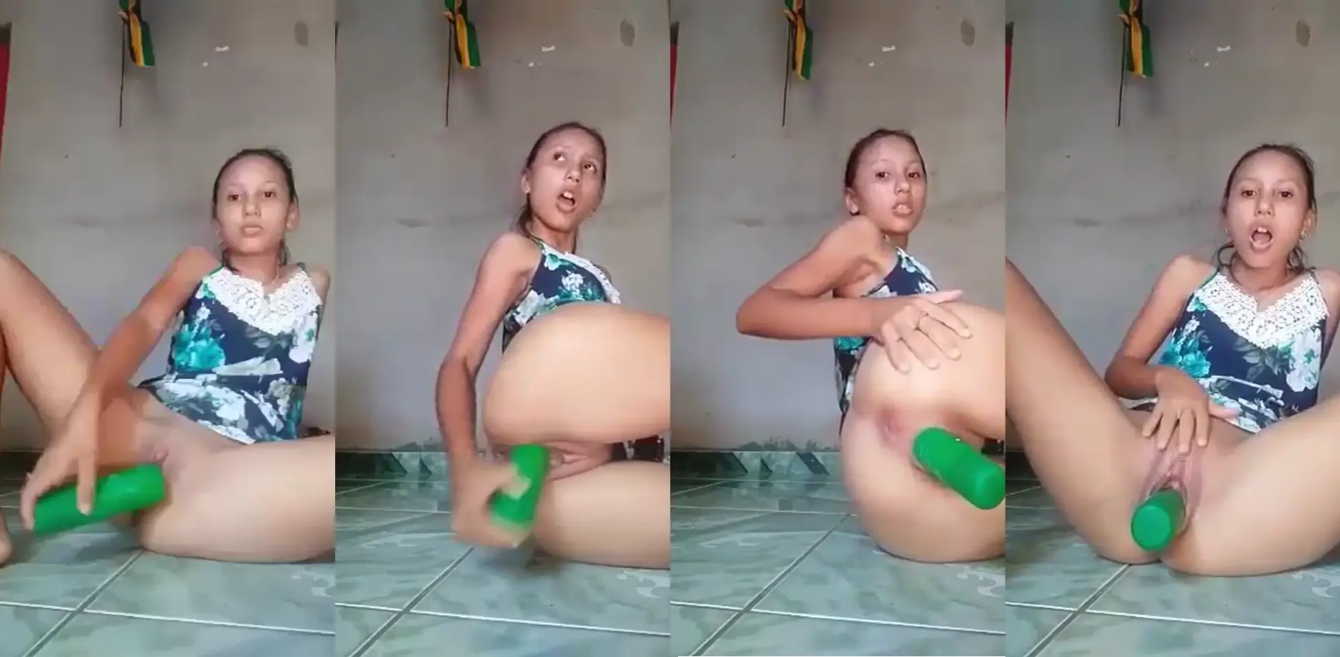 Novinha Baixa Renda do Acre Socando Desodorante na Malcriada | Mixadulto.com