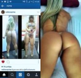 Loira amadora gostosa conhecida nas redes sociais caiu na net
