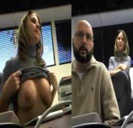 Patrão pega secretária no flagra vendo pornô