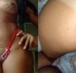 Fabiana morena rabudinha tentando dar seu cuzinho apertado