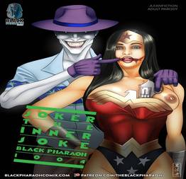 Coringa fodendo a bunda da mulher maravilha
