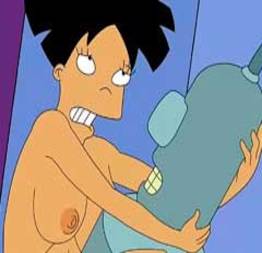 Robo fudendo o cuzinho de Amy