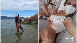 Não aguentei de tesão e gozei no avião - venusss model
