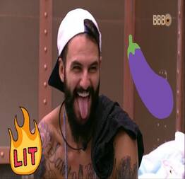 Ex BBB Wagner Santiago não cansa de ser ousado e atualizou a foto de pau duro
