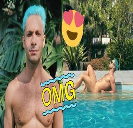 Ator Rainer Cadete volta com nova nudes! em banho de sol pelado