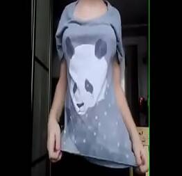 Garota das lindas tetas